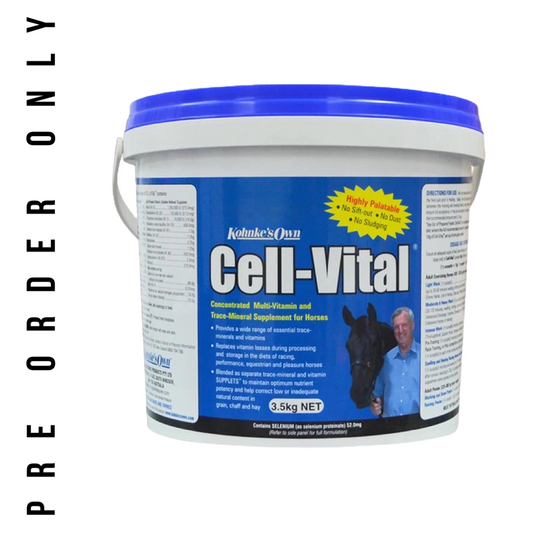 Kohnke's Own Cell Vital. 3.5kg Vitamin & Mineral Supplement For All Working Horses