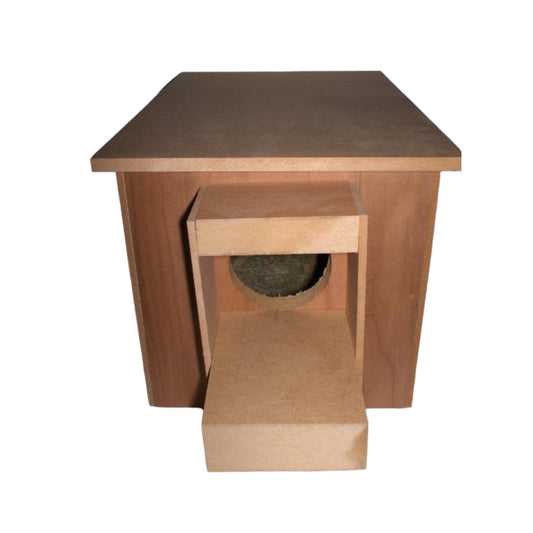 Budgie Nesting Box Funnel Entrance Wooden (MDF)