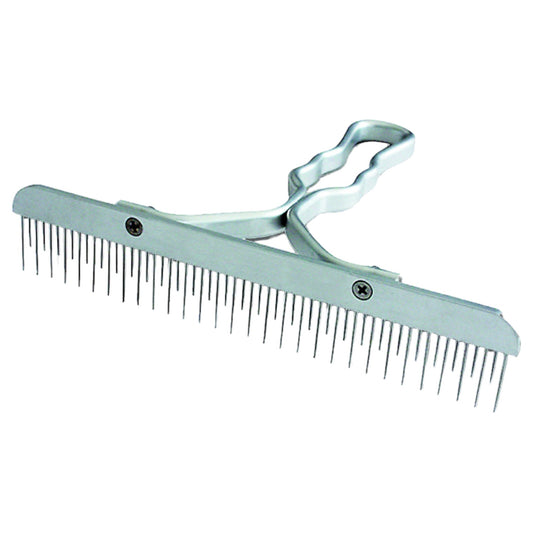 Bainbridge Fluffer Comb For Cattle. Aluminium