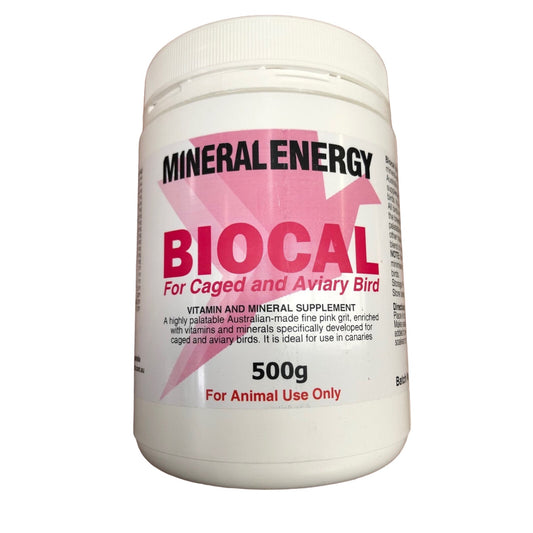 Biocal 500g Vitamin and Mineral Supplement For Caged & Aviary Birds