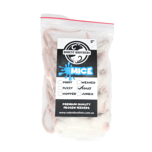 RB Frozen Mice ADULT - 5 Pack (20-29 grams)