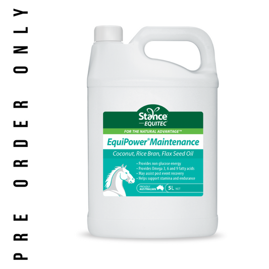 Stance Equitec EquiPower Maintenance 5 Litre Coconut, Ricebran & Flaxseed Oil.