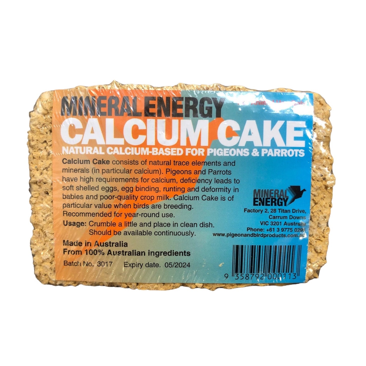 Mineral Energy Calcium Cake 600g