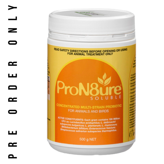 ProN8ure Protexin Soluble (Orange) 500g Concentrated Multi Strain Probiotic Powder For Animals And Birds