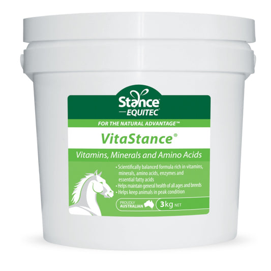 Stance Equitec VitaStance 3kg Vitamins, Minerals & Ammino Acids For Horses