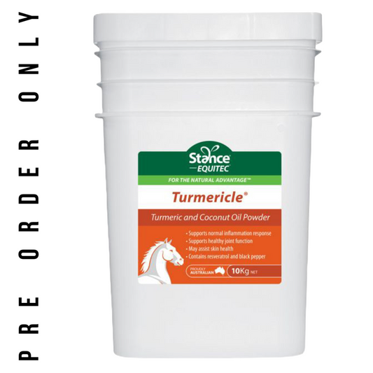 Stance Equitec Turmericle Powder 10kg A Blend Of Turmeric & Coconut Oil Powder For Animals