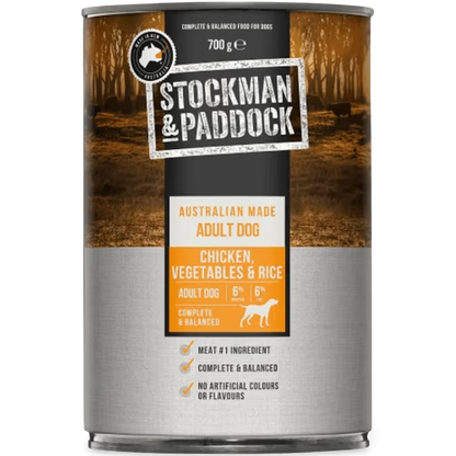 Stockman & Paddock Dog Cans 700g 12pk