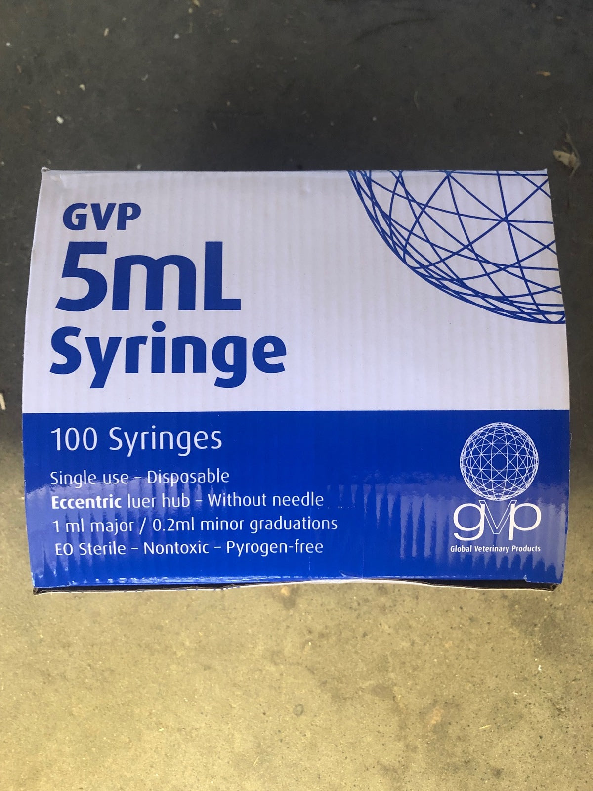 GVP Disposable Syringe 5ml Box Of 100