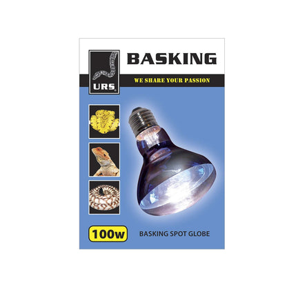 URS Basking Spot Globe 100W Emits White Light For Day Use Only