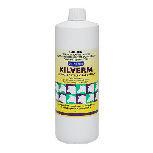 Kilverm Sheep And Cattle Wormer Oral Drench 1 Litre