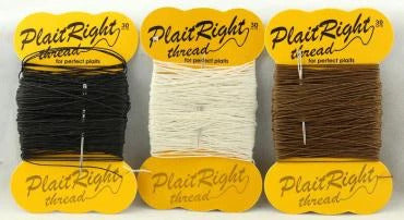 PlaitRight Plaiting Thread WHITE 30 Metres