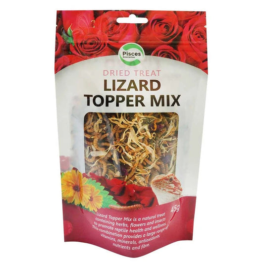 Lizard Topper Mix 45g Suitable For Omnivorous Reptiles