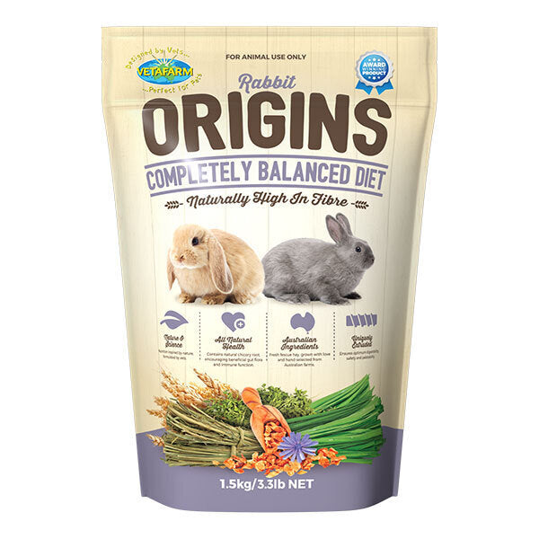 Vetafarm Origins Rabbit Diet 1.5kg