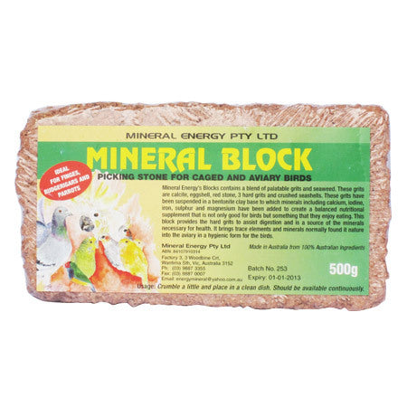 Mineral Picking Stone For Caged And Aviary Birds 600g
