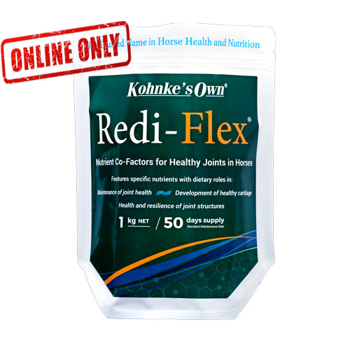 Kohnke's Own Redi-Flex. 1kg Highly Effective And Comprehensive Equine Joint Supplement