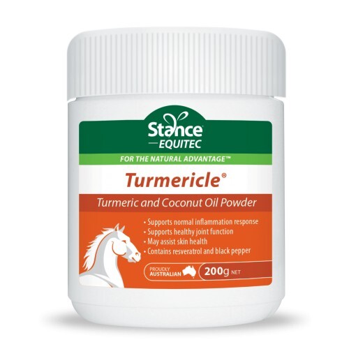 Stance Equitec Turmericle Powder 200g A Blend Of Turmeric & Coconut Oil Powder For Animals