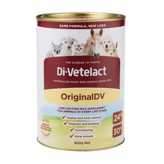 Di-Vetelact 900g Low Lactose Milk Supplement For Animals At Every Stage Of Life