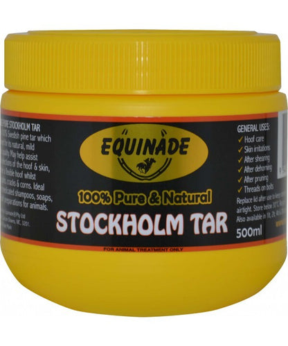 Equinade Pure Stockholm Tar 500ml 100% Swedish Pine Tar For Hooves