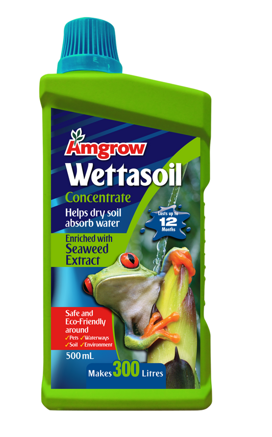 Amgrow Wettasoil Concentrate. Helps Dry Soil Absorb Water