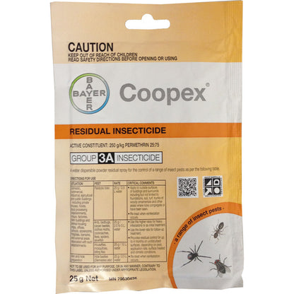 Coopex Powder Residual Insecticide Sachet 25g