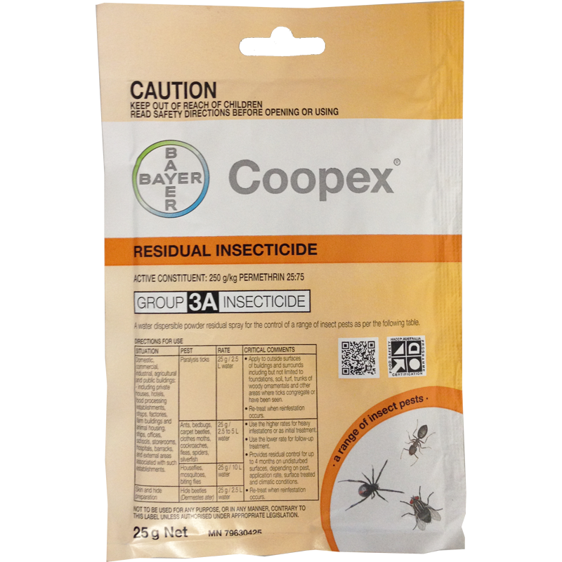 Coopex Powder Residual Insecticide Sachet 25g