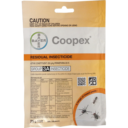 Coopex Powder Residual Insecticide Sachet 25g