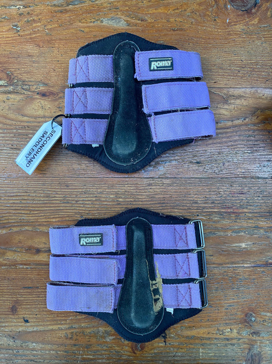 Roma Splint Boots PONY Black/Purple (226104)