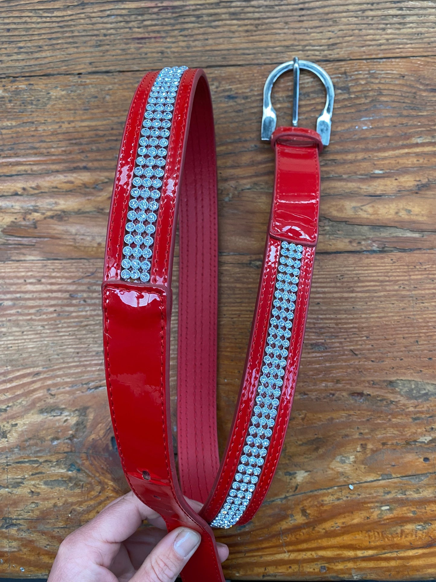 Bling Belt 44.5"/113cm Red (240601)