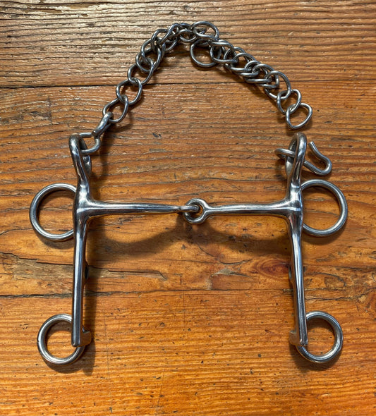 SH Rugby Pelham Bit 4.5" With Chain (243807)