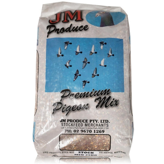 JM Produce Pigeon Stock Mix. 25kg Bag