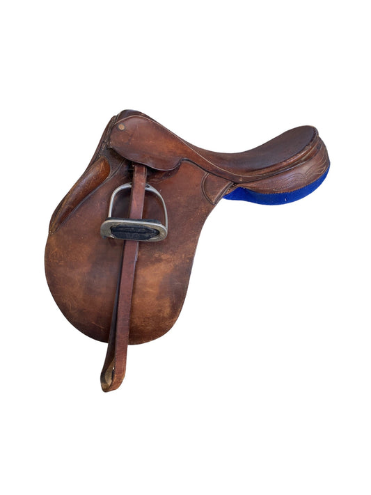 SH A/P Stock Saddle 17" Brown (244103)