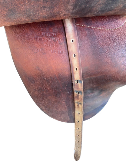 SH Syd Hill Stock Saddle 15" Brown (244102)