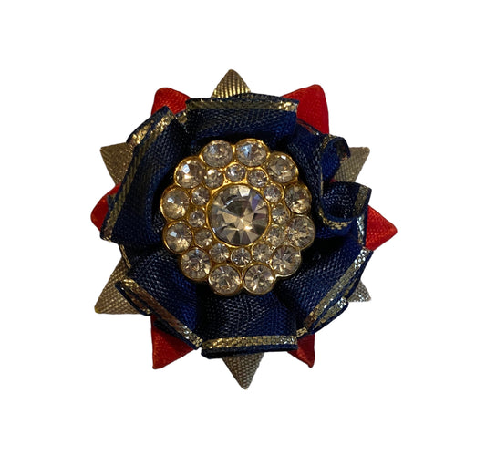 Lapel Pin 50mm Navy/Gold/Red (236302)