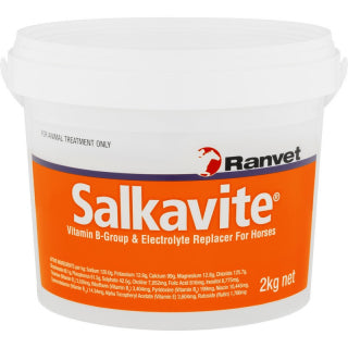 Ranvet Salkavite 2kg. Vitamin B Group & Electrolyte Replacer For Horses