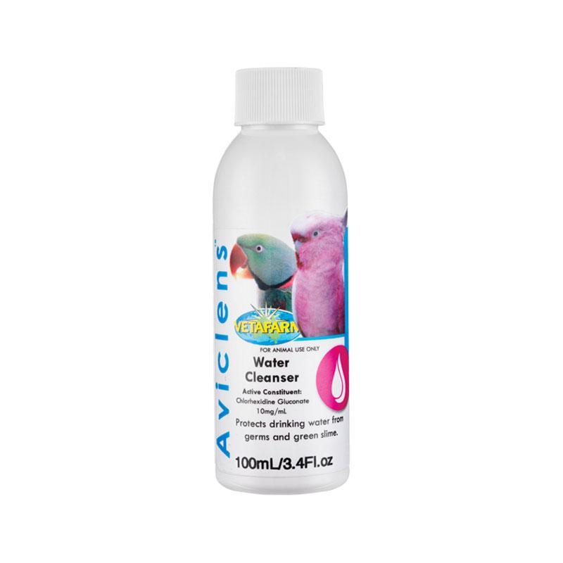 Vetafarm Aviclens For Birds 100ml Protects Drinking Water From Germs & Green Slime 