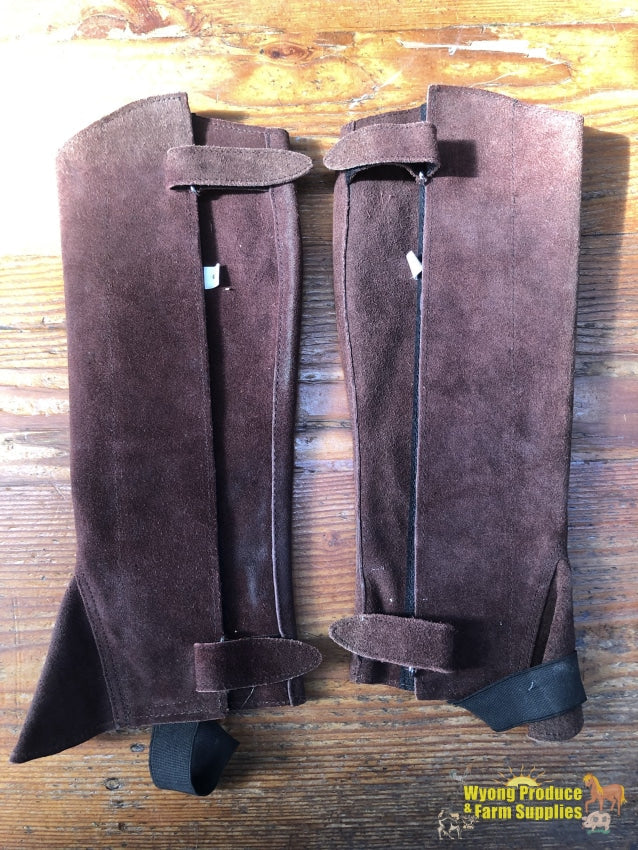 Half Chaps Adults Small Brown (216319)