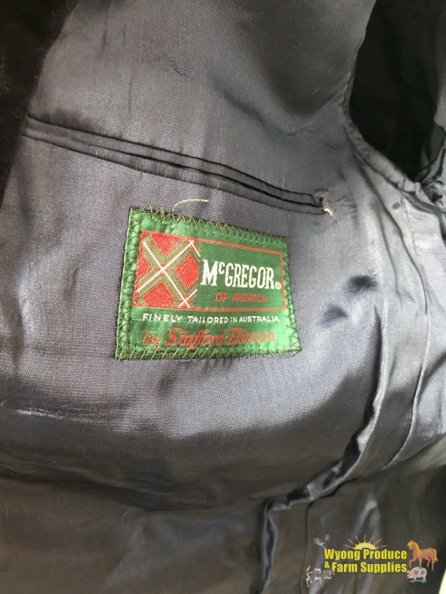 Mcgregor Velvet Jacket Mens Navy (201233)