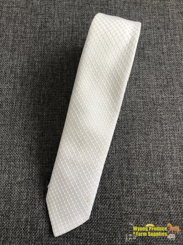 Riccardi Tie Thin White (2107149)