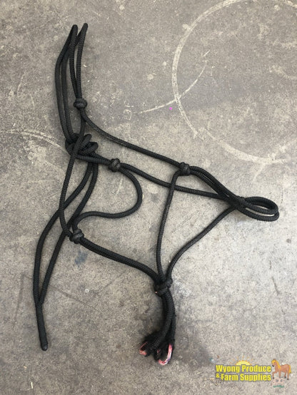 Rope Halter Full Black (206111)
