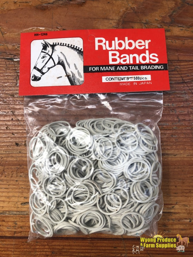 Rubber Bands 500Pcs White (2112112)